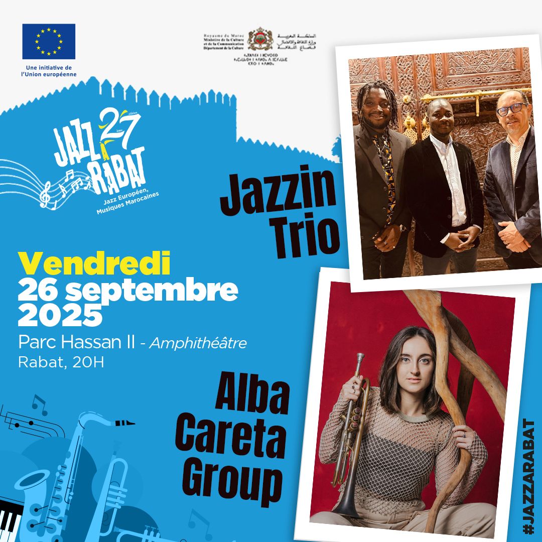 Le festival Jazz au Chellah se reinvente et devient Jazz a Rabat 🎷📍 Nouveau decor lamphit 2