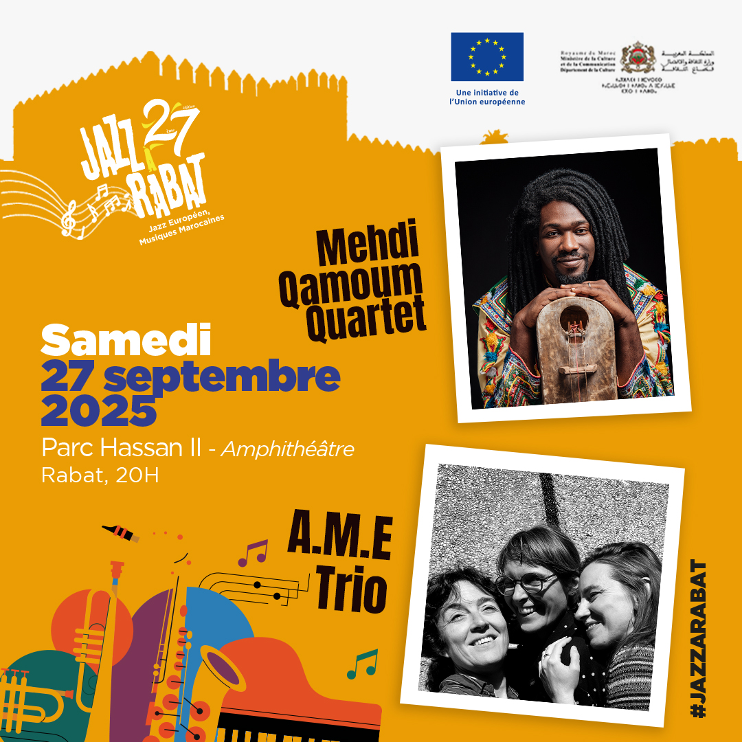 Le festival Jazz au Chellah se reinvente et devient Jazz a Rabat 🎷📍 Nouveau decor lamphit 4