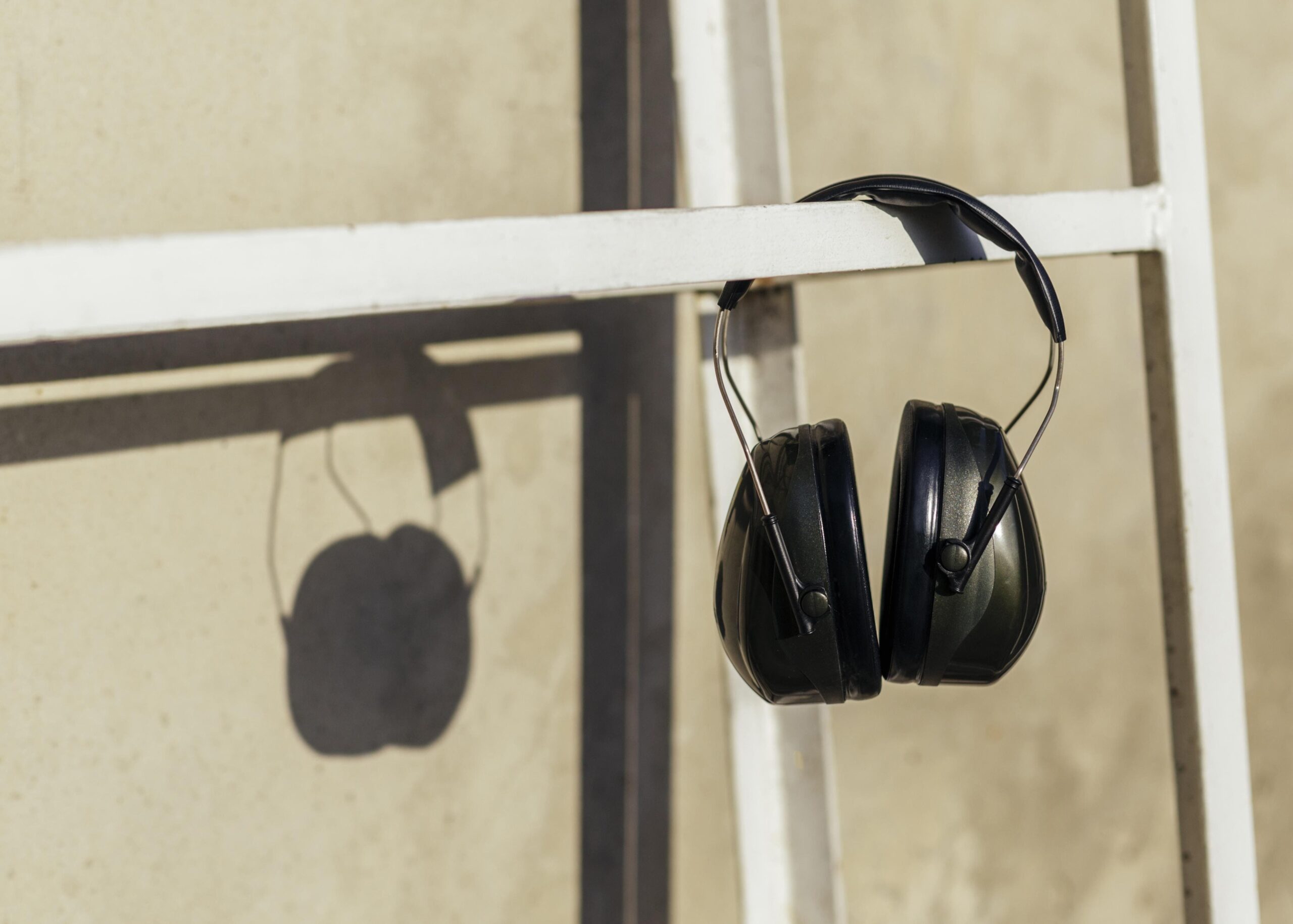 front view pair safety headphones scaled
