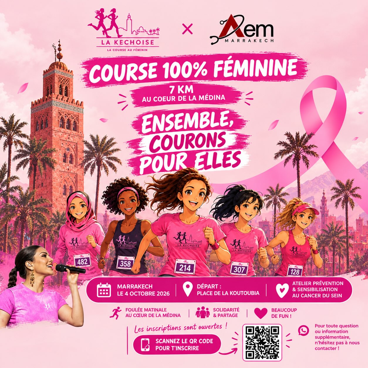 🎀 Octobre Rose est a nos portes… Tu attends quoi pour passer a laction 🎀AEM Marrakech vous p 🎀 Octobre Rose est a nos portes… Tu attends quoi pour passer a laction 🎀AEM Marrakech vous p